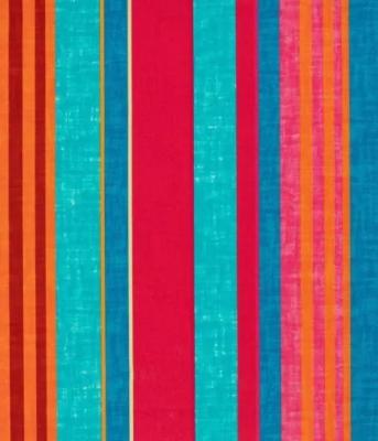 Toile enduite RAYURES MULTICOLORES