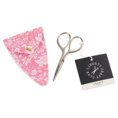 Étui à ciseaux en tissu Liberty Fabrics Emily Belle ROSE