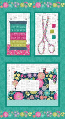 Sew Bloom Panneau