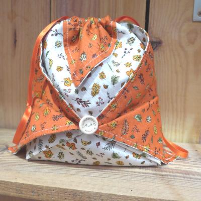 Kit à coudre " Pochon Origami" Automne