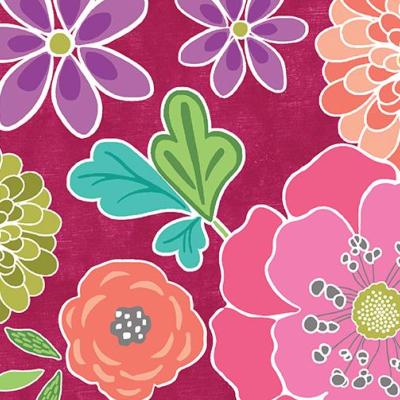 Sew Bloom Grosses Fleurs Rose