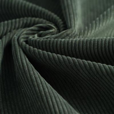 Tissu Velours côtelé Babycord Vert KAki