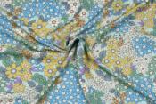 Viscose ALAVILLE Fleurs Bleues