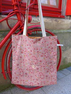  Tote Bag Fleur Rose