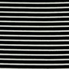 Tissu POPPY Jersey Marinière Nicky yarn dyed stripe marine