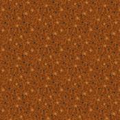 Cavalier Craw feuilles fond marron