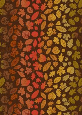 Tissu Lewis et Irene Winter Nap Feuilles