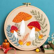 Kit à Broder " champignons" de Corinne Lapierre